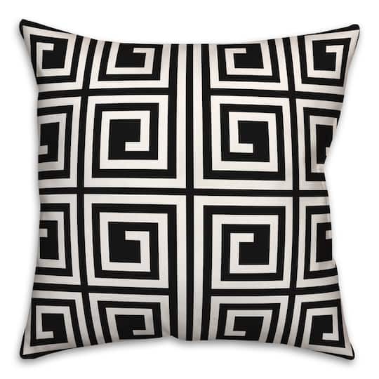 Geometric Maze Versatile Throw Pillow